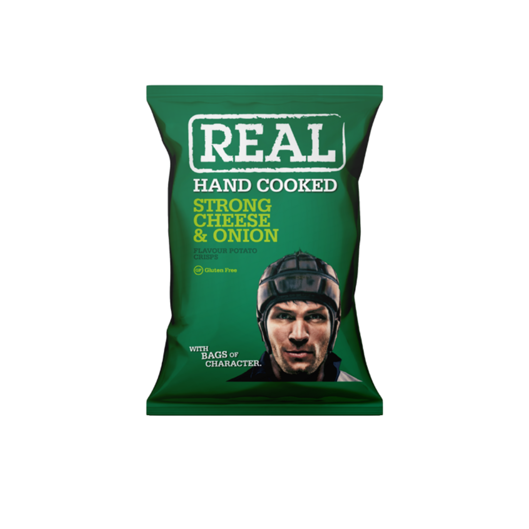 REAL PATATAS QUESO FUERTE & CEBOLLA 35GR